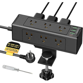 Desk Outlet Station 20W 4 USB US Desk Socket